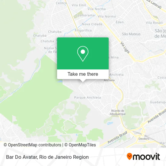 Bar Do Avatar map