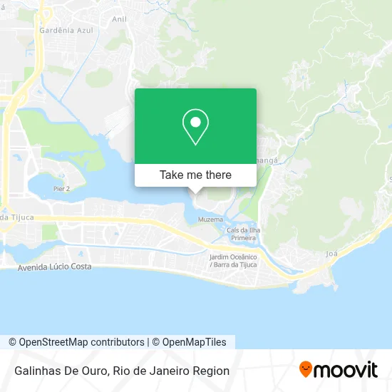 Galinhas De Ouro map