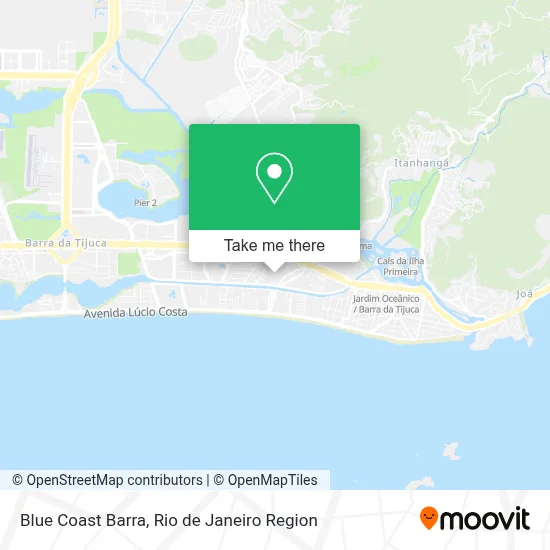 Blue Coast Barra map
