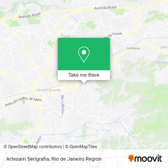 Artesam Serigrafia map