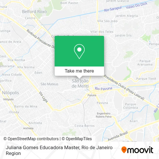 Juliana Gomes Educadora Master map