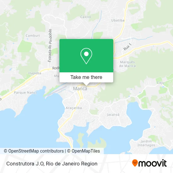 Construtora J.O map