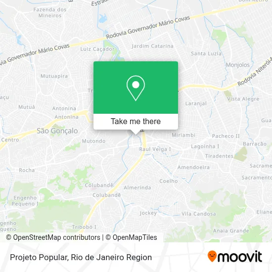 Projeto Popular map