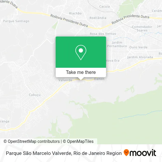 Parque São Marcelo Valverde map