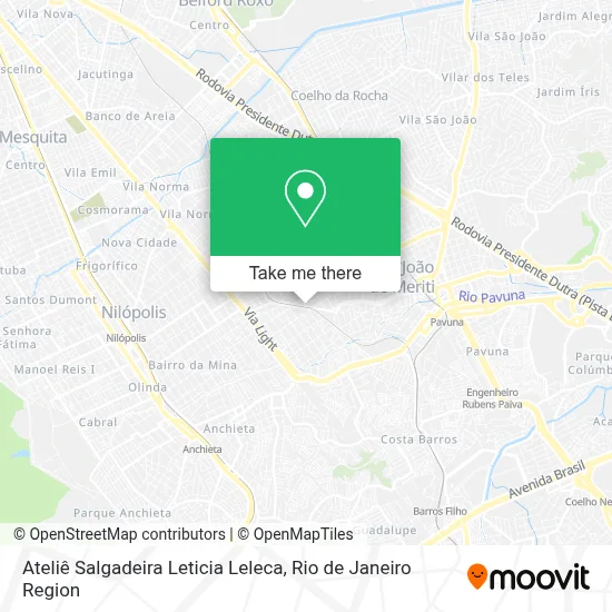 Ateliê Salgadeira Leticia Leleca map