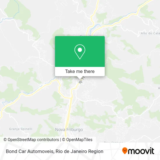 Bond Car Automoveis map