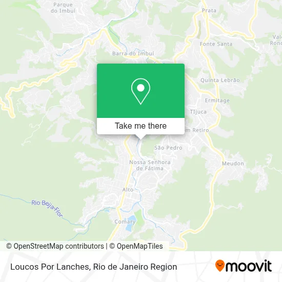 Loucos Por Lanches map