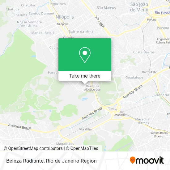 Beleza Radiante map