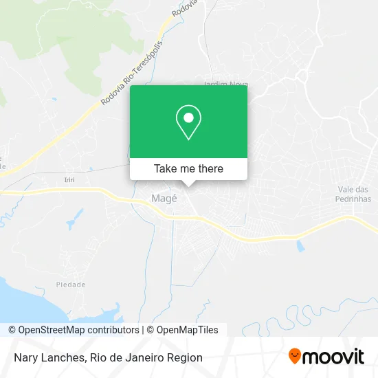 Nary Lanches map