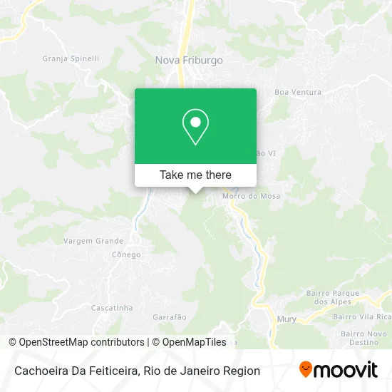 Cachoeira Da Feiticeira map