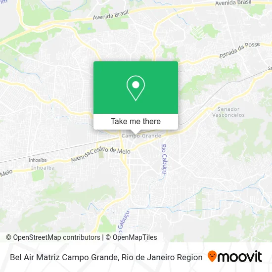 Bel Air Matriz Campo Grande map