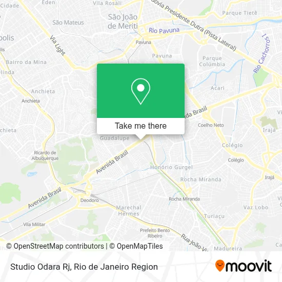Studio Odara Rj map