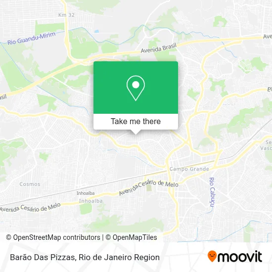 Barão Das Pizzas map