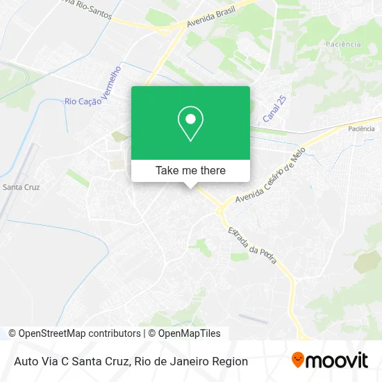 Auto Via C Santa Cruz map