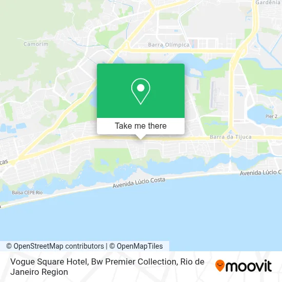 Vogue Square Hotel, Bw Premier Collection map