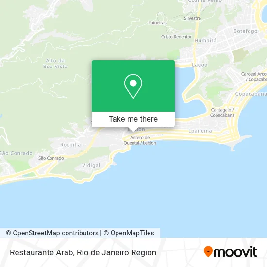 Restaurante Arab map