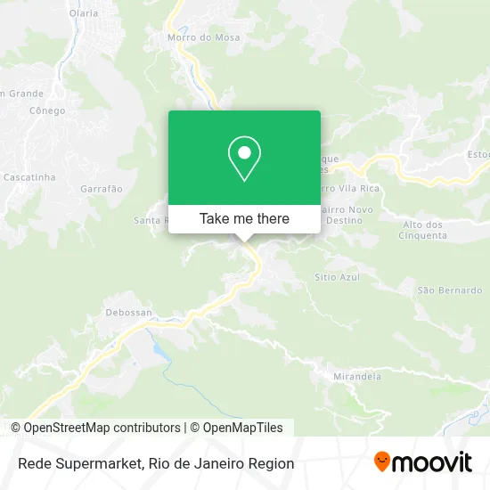 Rede Supermarket map