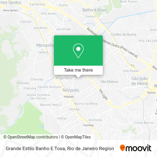 Grande Estilo Banho E Tosa map