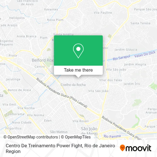 Centro De Treinamento Power Fight map