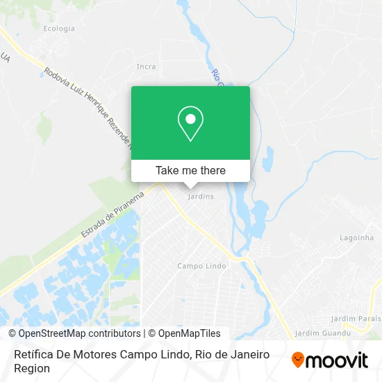 Retífica De Motores Campo Lindo map