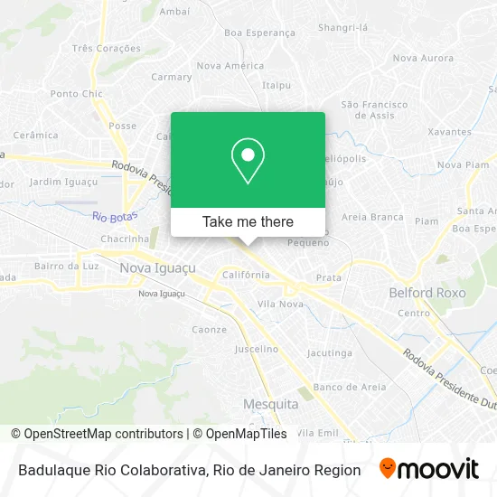 Badulaque Rio Colaborativa map