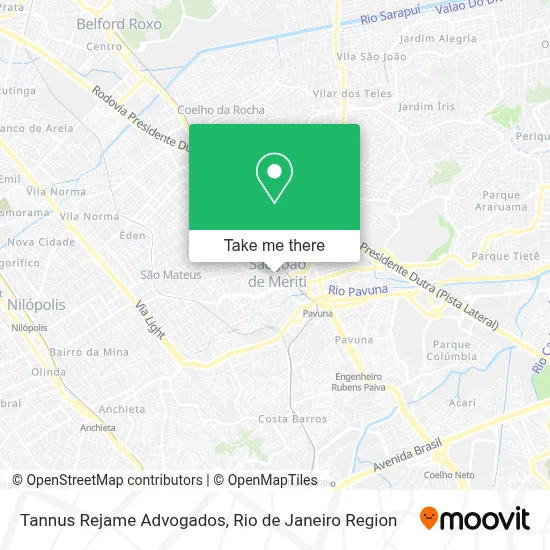 Tannus Rejame Advogados map