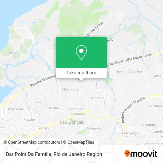 Bar Point Da Família map