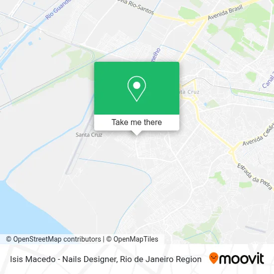 Isis Macedo - Nails Designer map