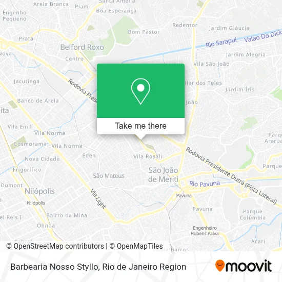 Barbearia Nosso Styllo map