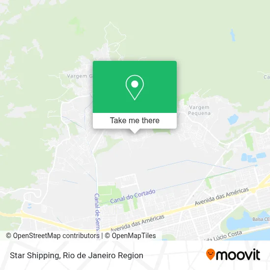 Star Shipping map
