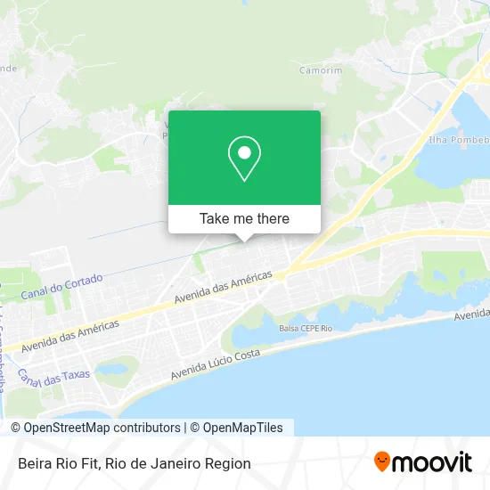 Beira Rio Fit map