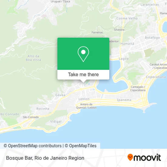 Bosque Bar map