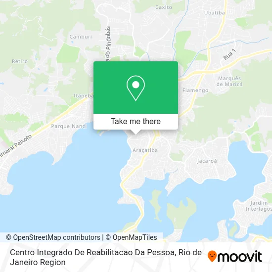 Centro Integrado De Reabilitacao Da Pessoa map