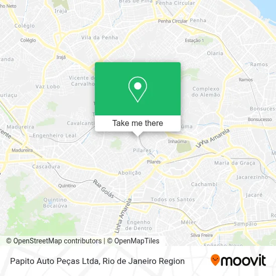 Papito Auto Peças Ltda map