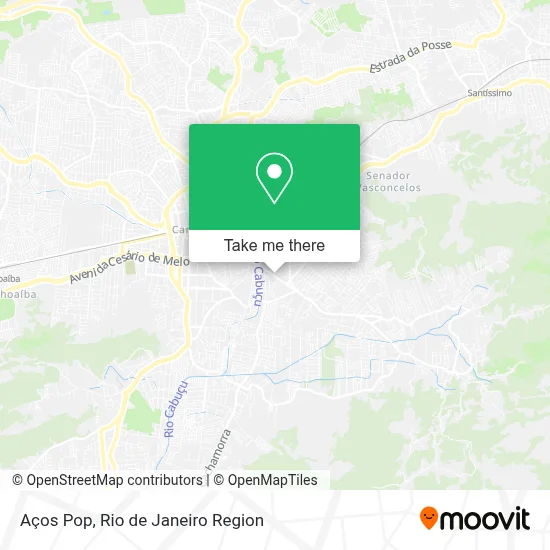 Aços Pop map