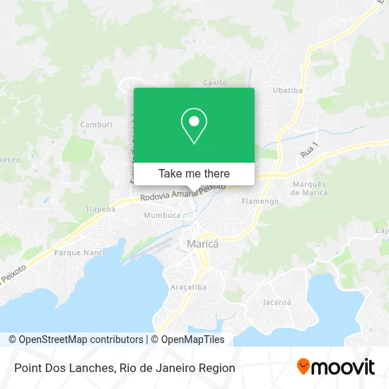 Point Dos Lanches map