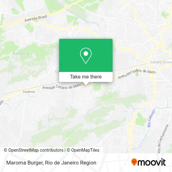 Maroma Burger map