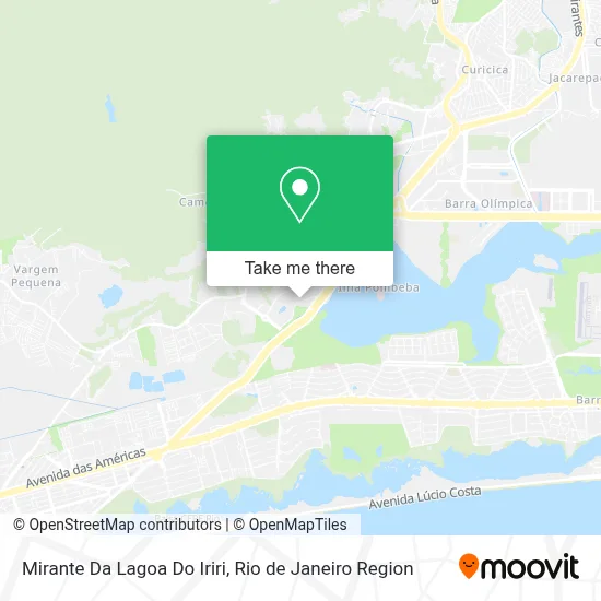 Mirante Da Lagoa Do Iriri map