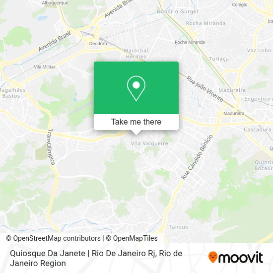 Quiosque Da Janete | Rio De Janeiro Rj map
