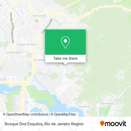 Bosque Dos Esquilos map