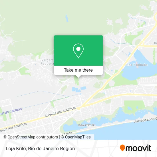 Loja Krilo map