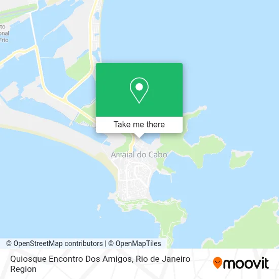 Quiosque Encontro Dos Amigos map