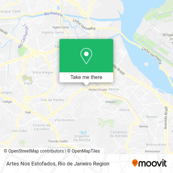 Artes Nos Estofados map