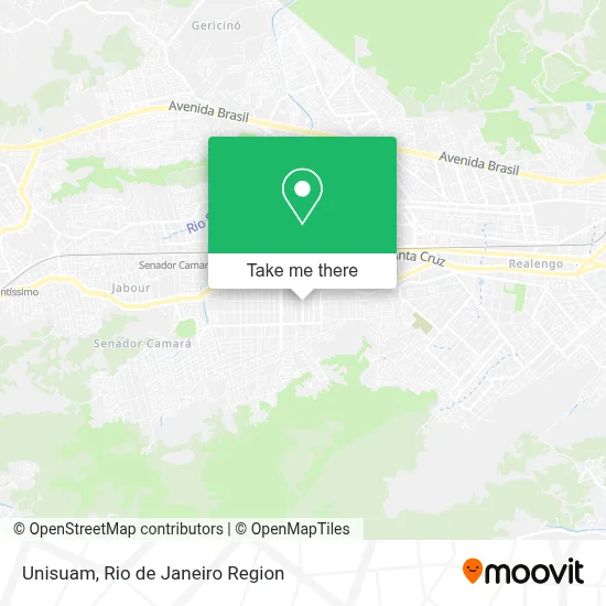 Unisuam map