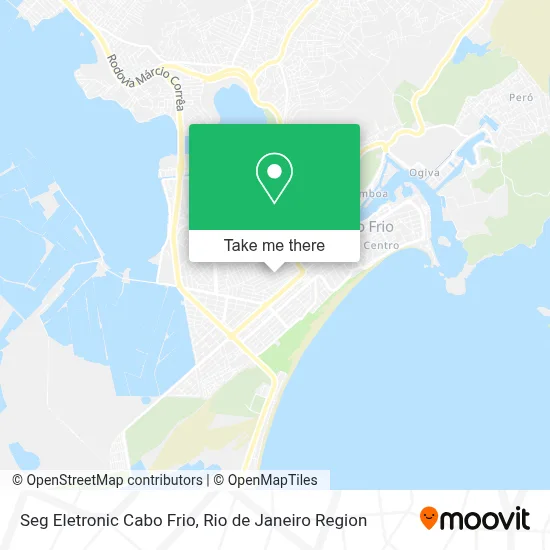 Seg Eletronic Cabo Frio map