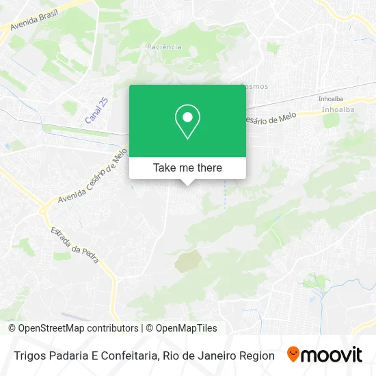 Trigos Padaria E Confeitaria map