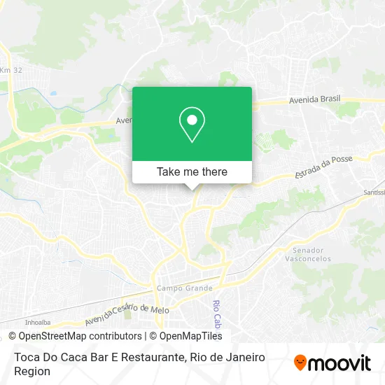 Toca Do Caca Bar E Restaurante map