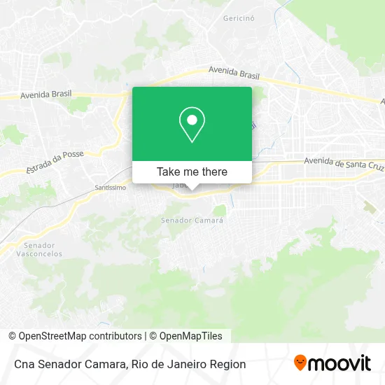 Cna Senador Camara map