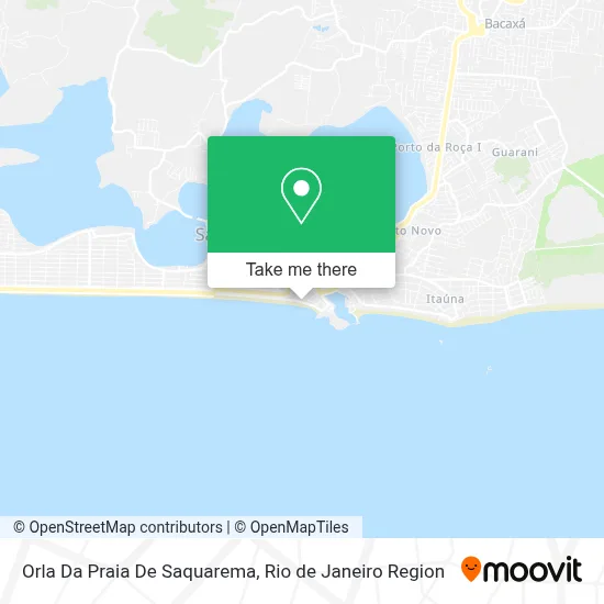 Orla Da Praia De Saquarema map