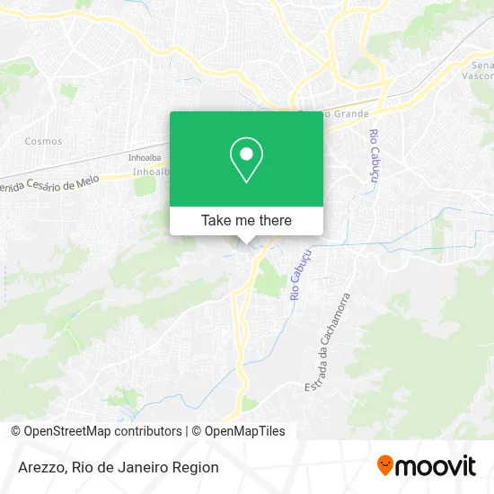 Arezzo map